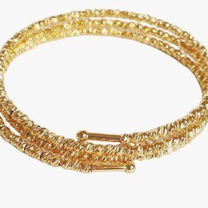 Anthro Gold Bracelet